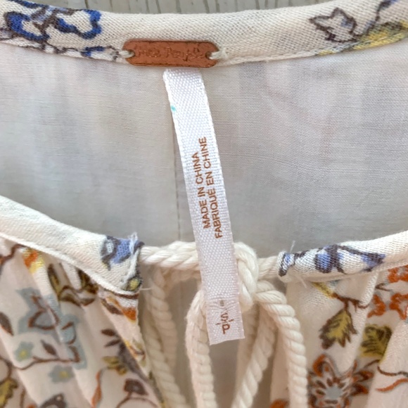 Free People - Lucky Loosey Dress in color Honeysuckle Combo - Picture 7 of 9